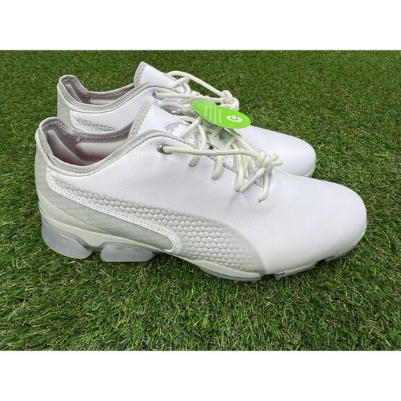 PUMA Ignite ProAdapt Golf Shoes White/Gray | Men’s US 7.5 | NWT | 192766-01 - Picture 3 of 8